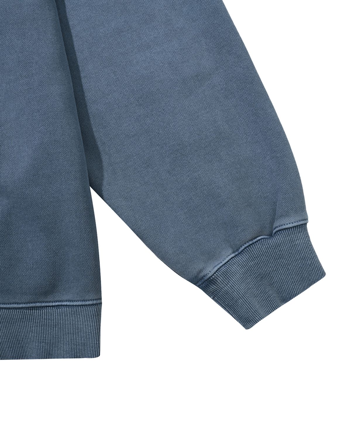 오픈야드(오와이)(OPENYARD(OY)) PIGMENT TYPO HOODIE-BLUE