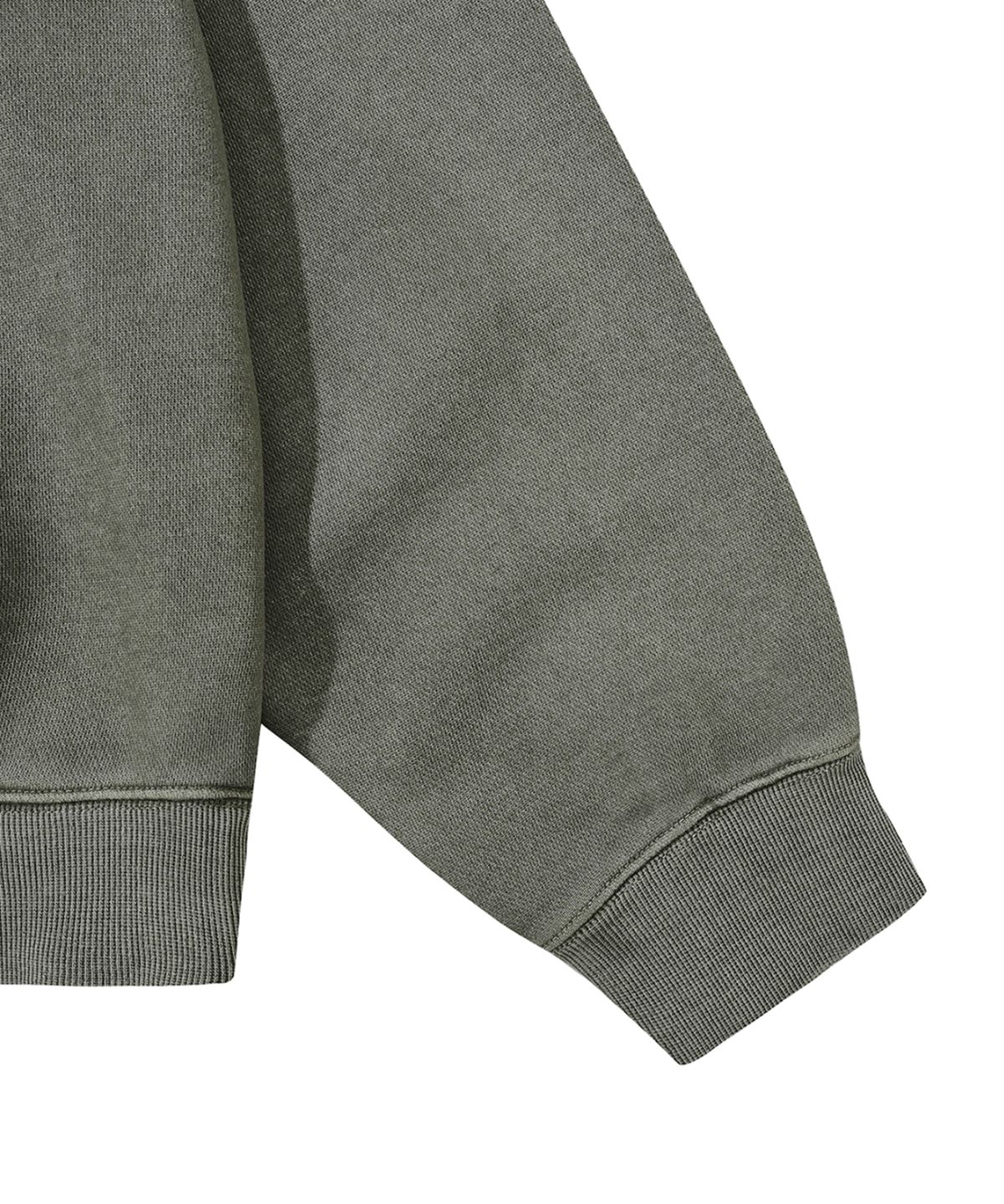 오픈야드(오와이)(OPENYARD(OY)) PIGMENT TYPO HOODIE-KHAKI