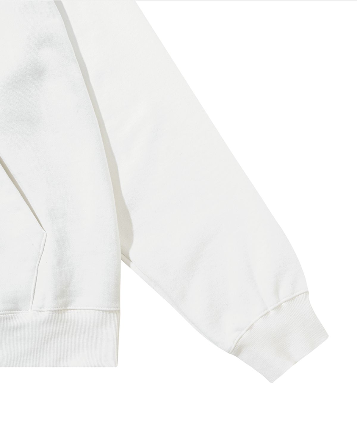 오픈야드(오와이)(OPENYARD(OY)) BACK FILM HOODIE ZIP UP-WHITE