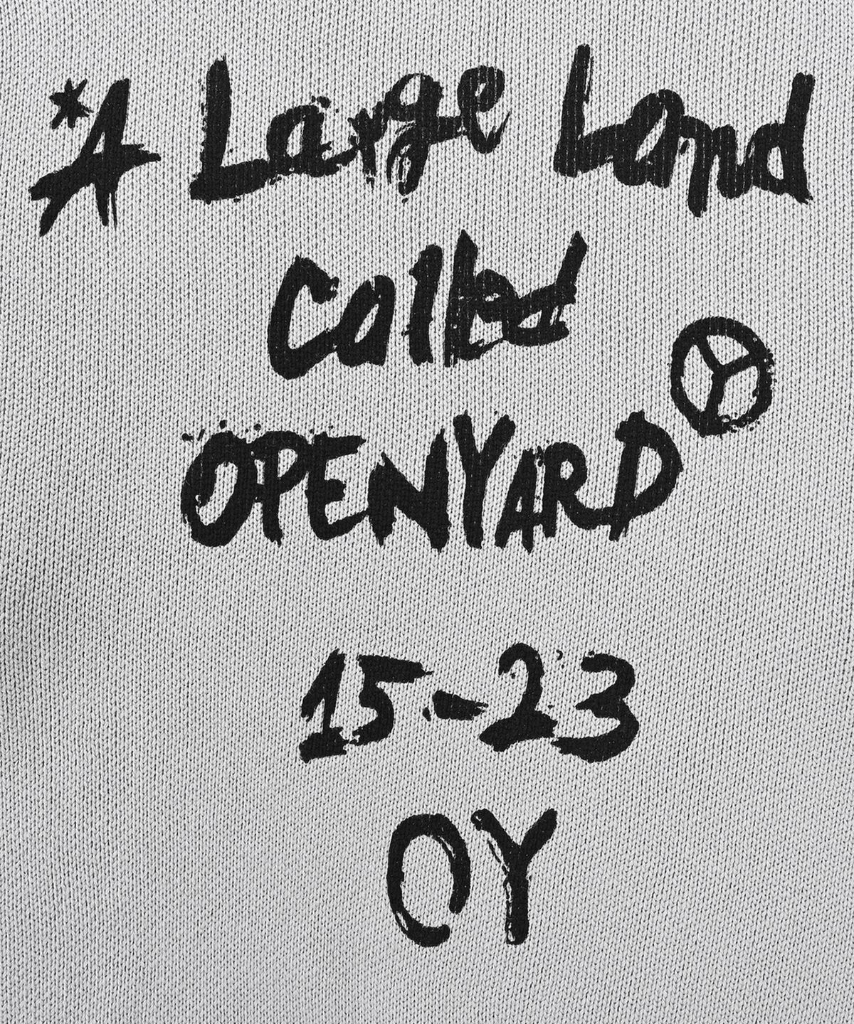 오픈야드(오와이)(OPENYARD(OY)) POLA ZIPPER PAINT KNIT MTM-GREY