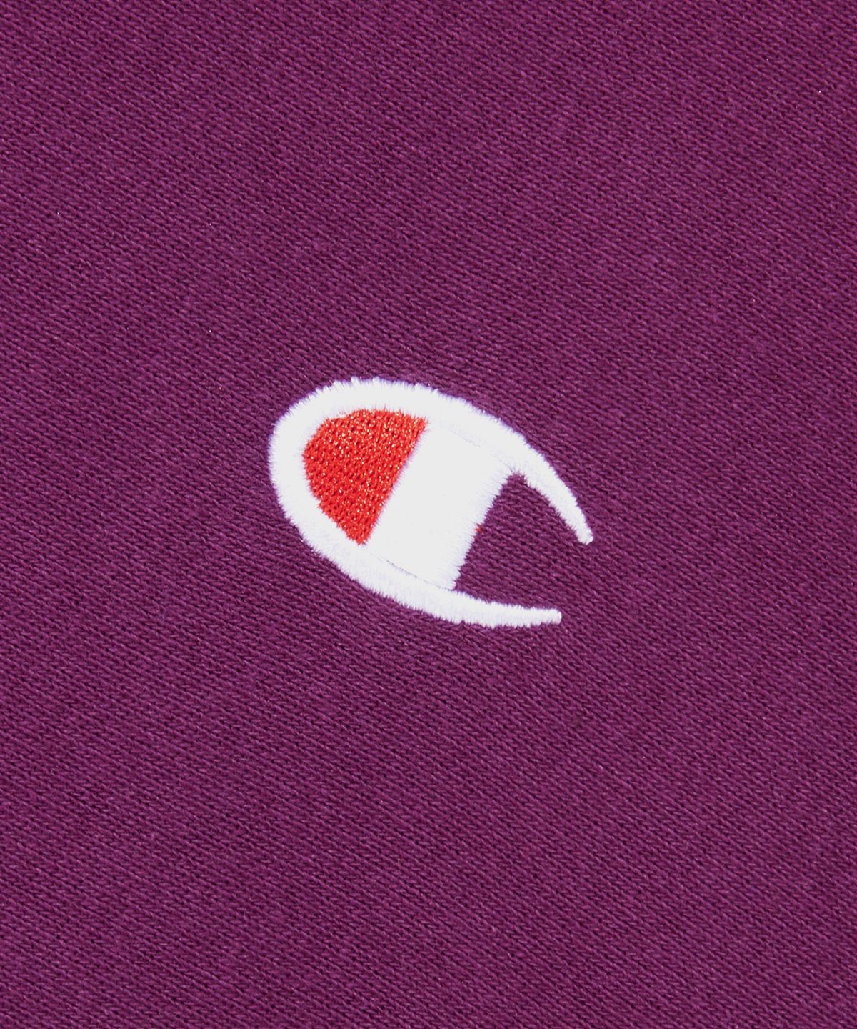 챔피온(CHAMPION) 리버스위브 C로고 기모 후드 티셔츠 Normal Violet
