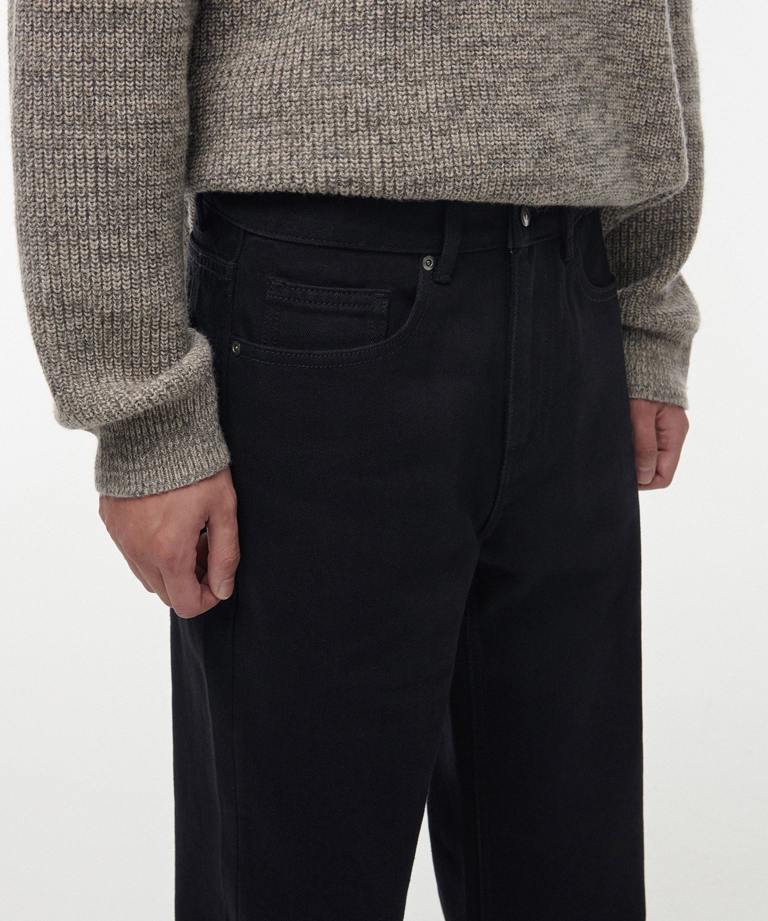 ★MUSINSA STANDARD★ Straight denim pants black MMCNP803-BK MUSINSA | MUSINSA STANDARD STRAIGHT DENIM PANTS [WASHED BLACK]