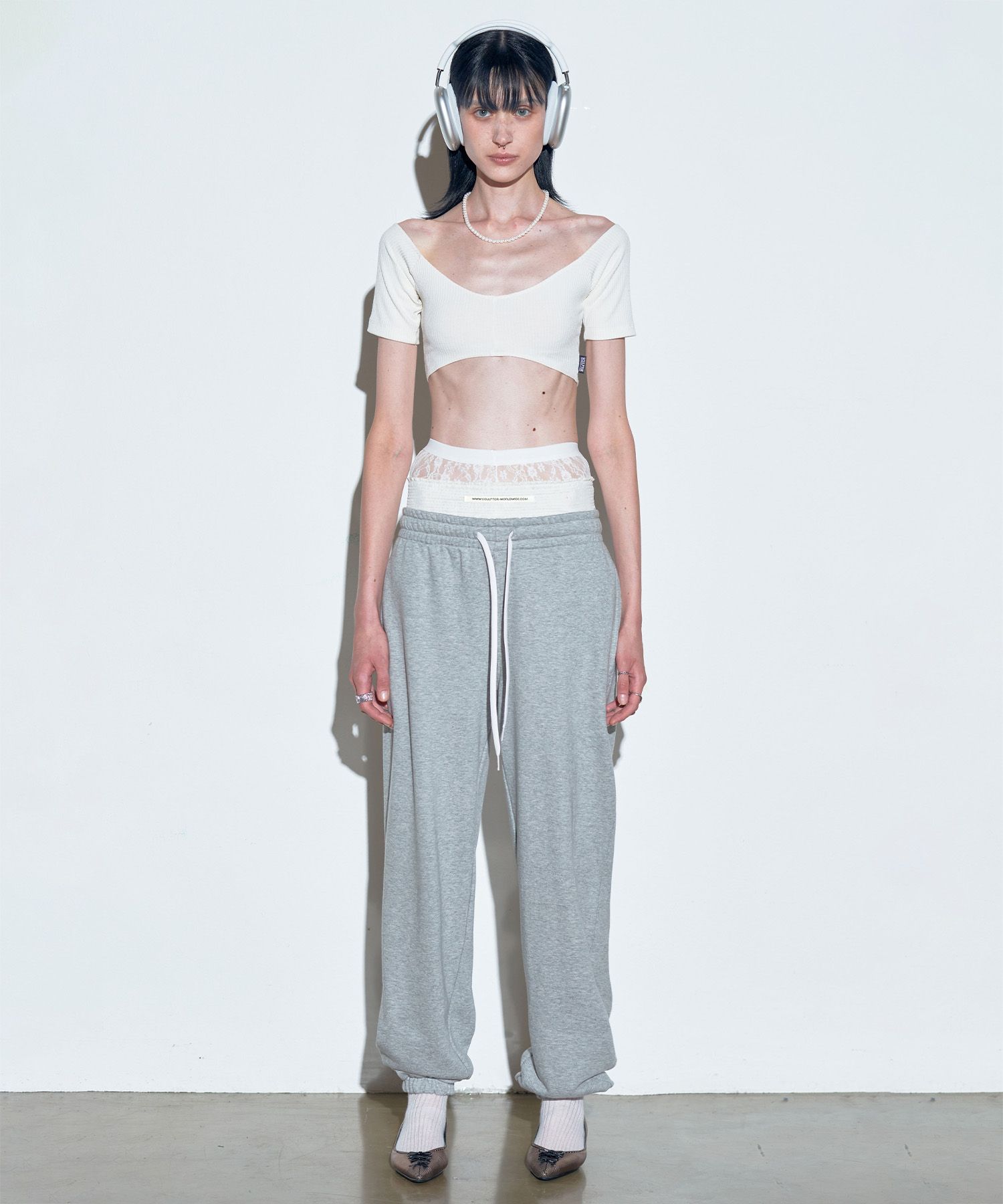 ★SCULPTOR★ Trunk Layered Jogger Pants Melange Charcoal SC2 MUSINSA | SCULPTOR Trunk Layered Jogger Pants Melange Gray