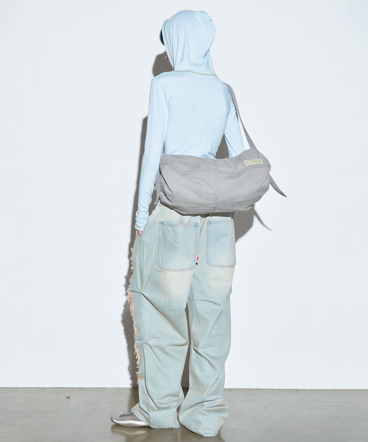 스컬프터(SCULPTOR) Strawberry Hoodie Pale Blue