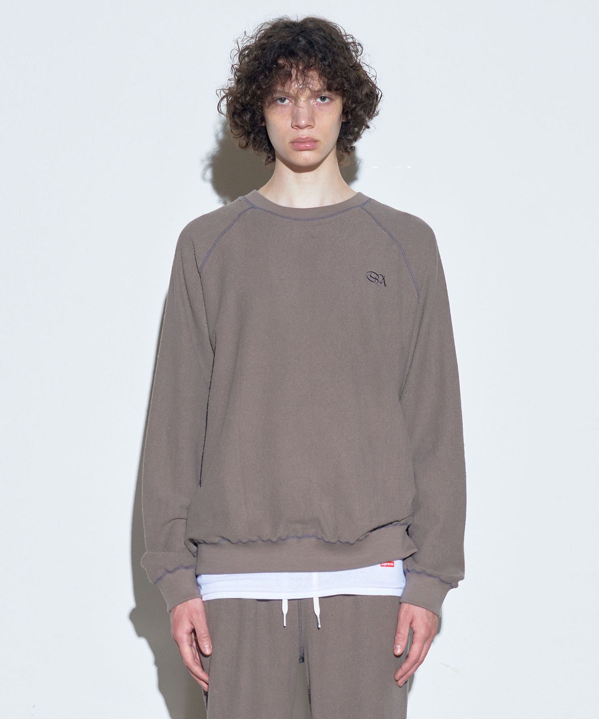 스컬프터(SCULPTOR) Inside-Out Sweatshirt Mocha