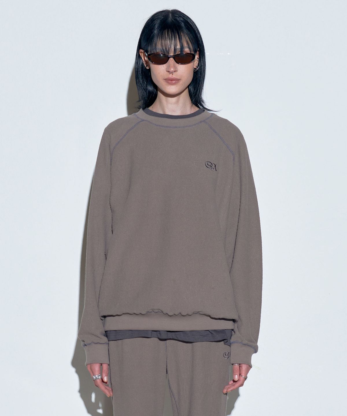 스컬프터(SCULPTOR) Inside-Out Sweatshirt Mocha
