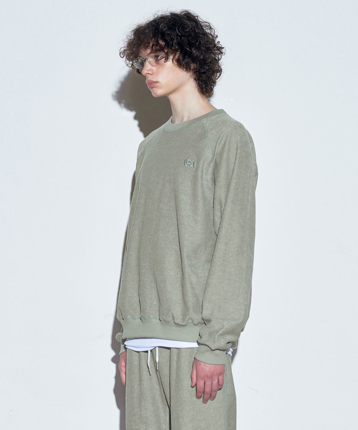 스컬프터(SCULPTOR) Inside-Out Sweatshirt Sage