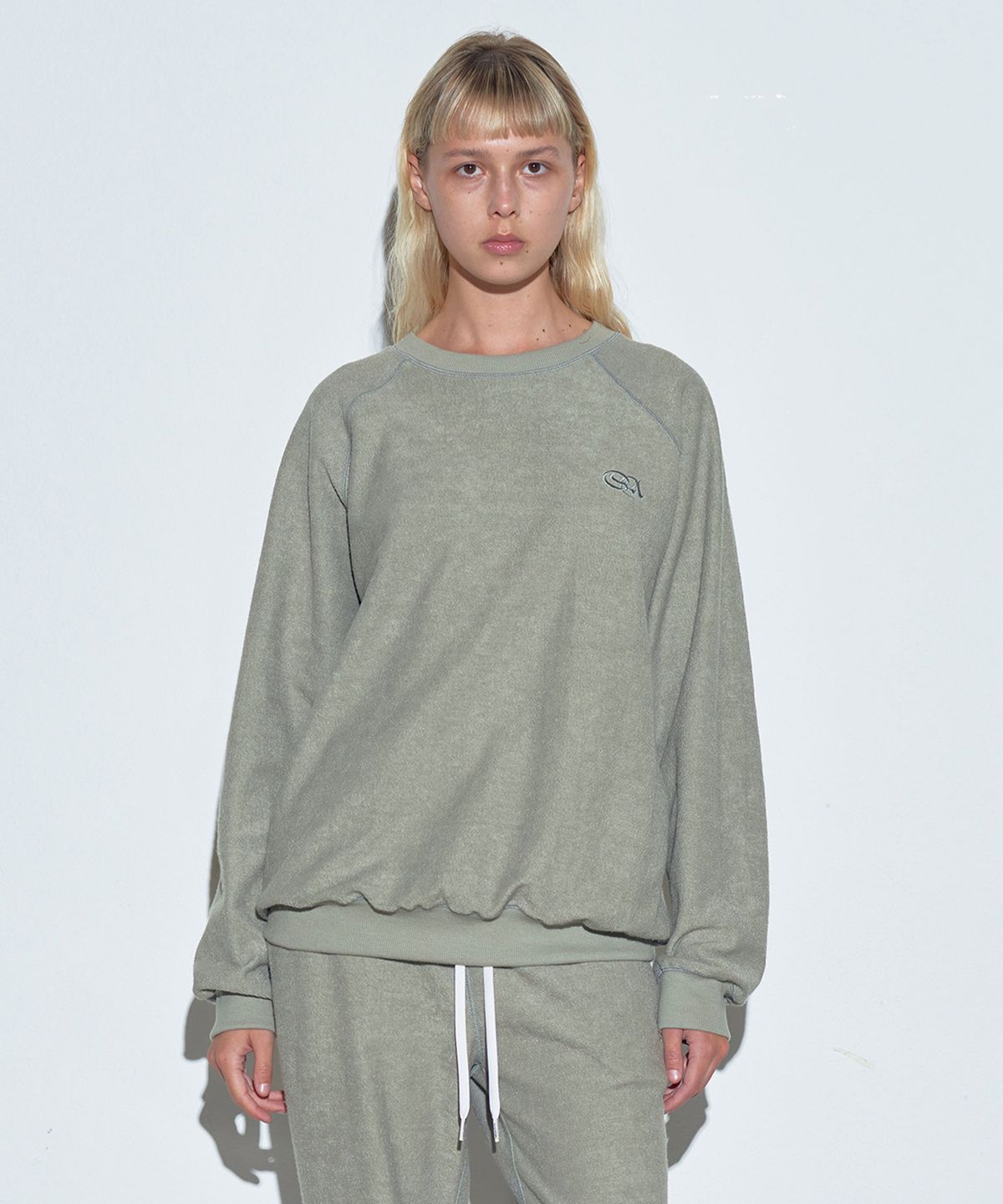 스컬프터(SCULPTOR) Inside-Out Sweatshirt Sage