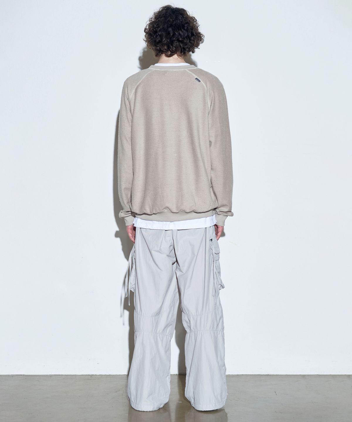 스컬프터(SCULPTOR) Inside-Out Sweatshirt Sand Beige
