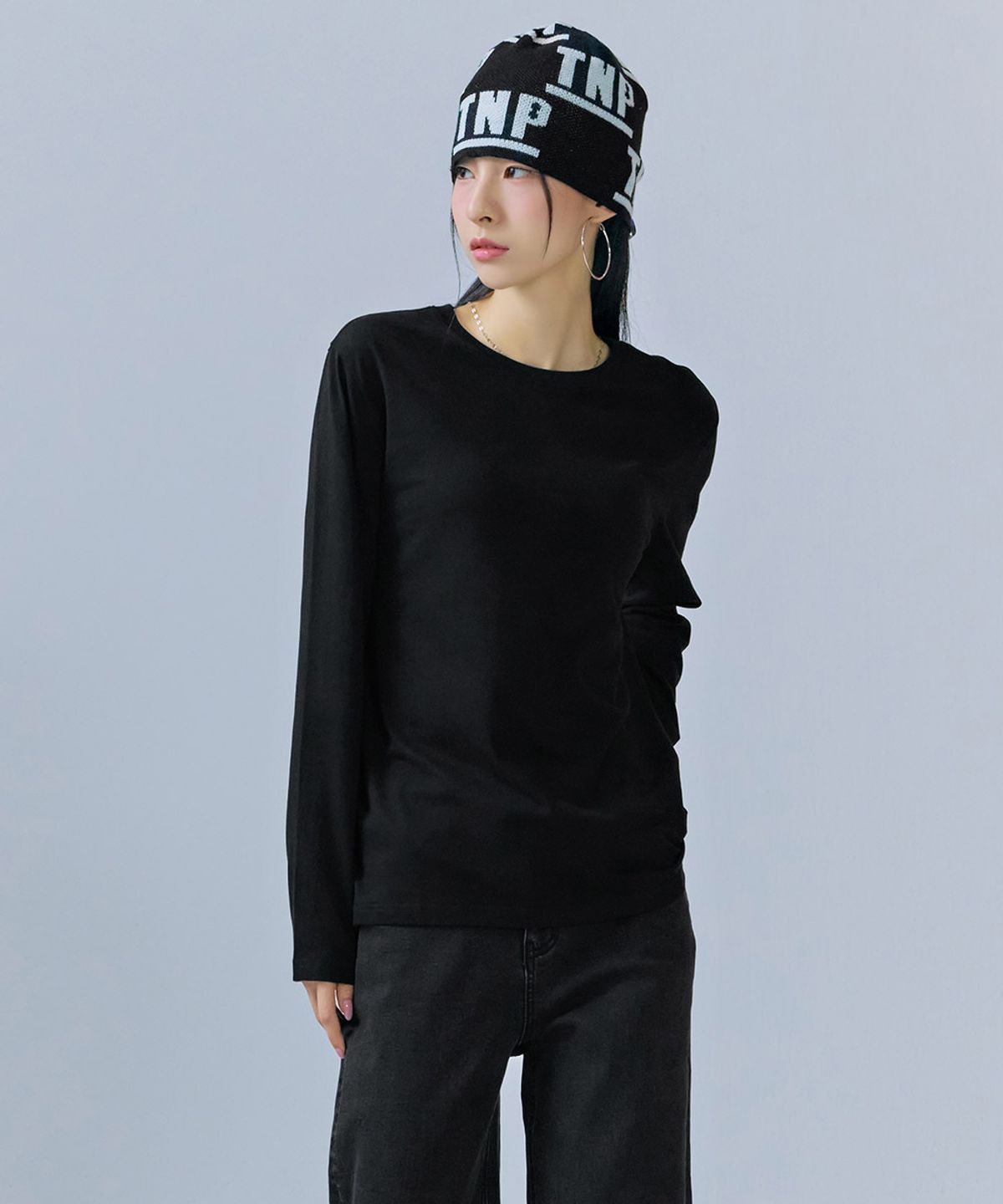 체이스컬트(CHASECULT) 공용 베이직 데일리 긴팔 티셔츠-CEZU5101B03