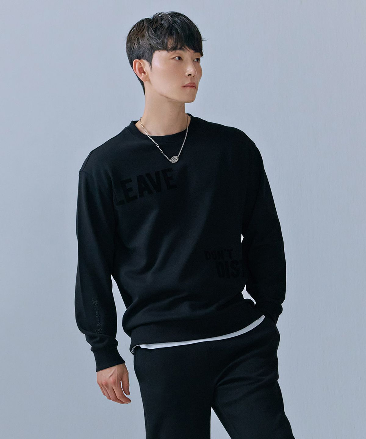체이스컬트(CHASECULT) 남성 레터링 맨투맨 티셔츠-CERK5116B03