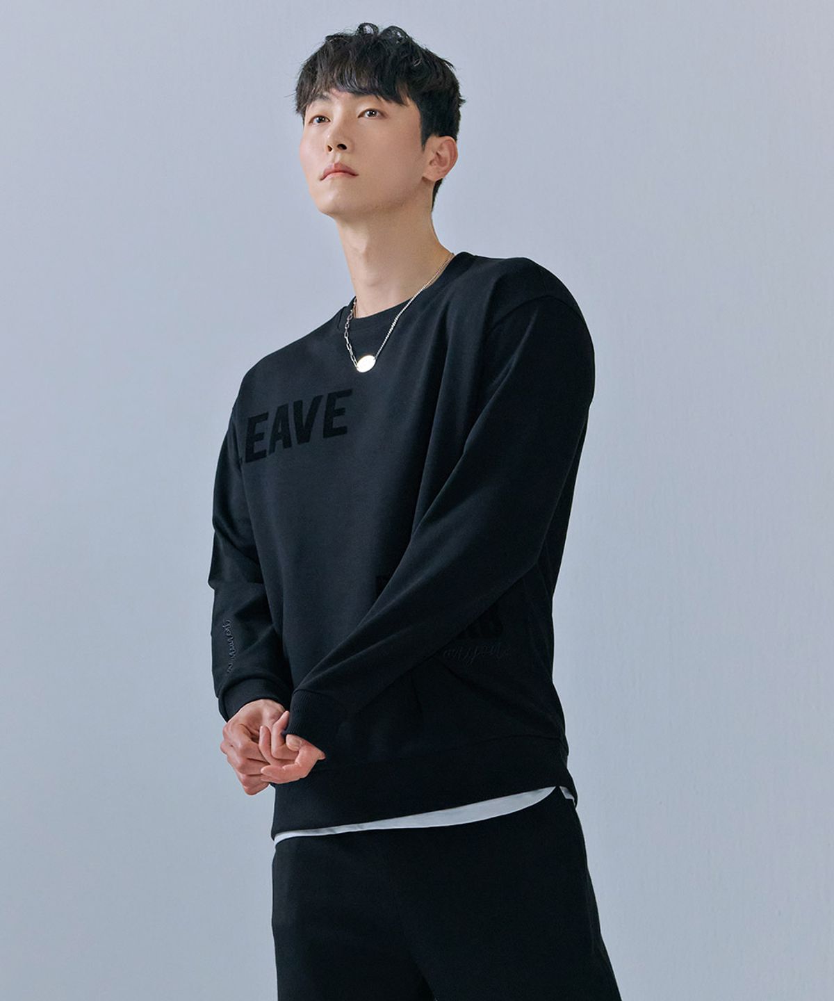 체이스컬트(CHASECULT) 남성 레터링 맨투맨 티셔츠-CERK5116B03