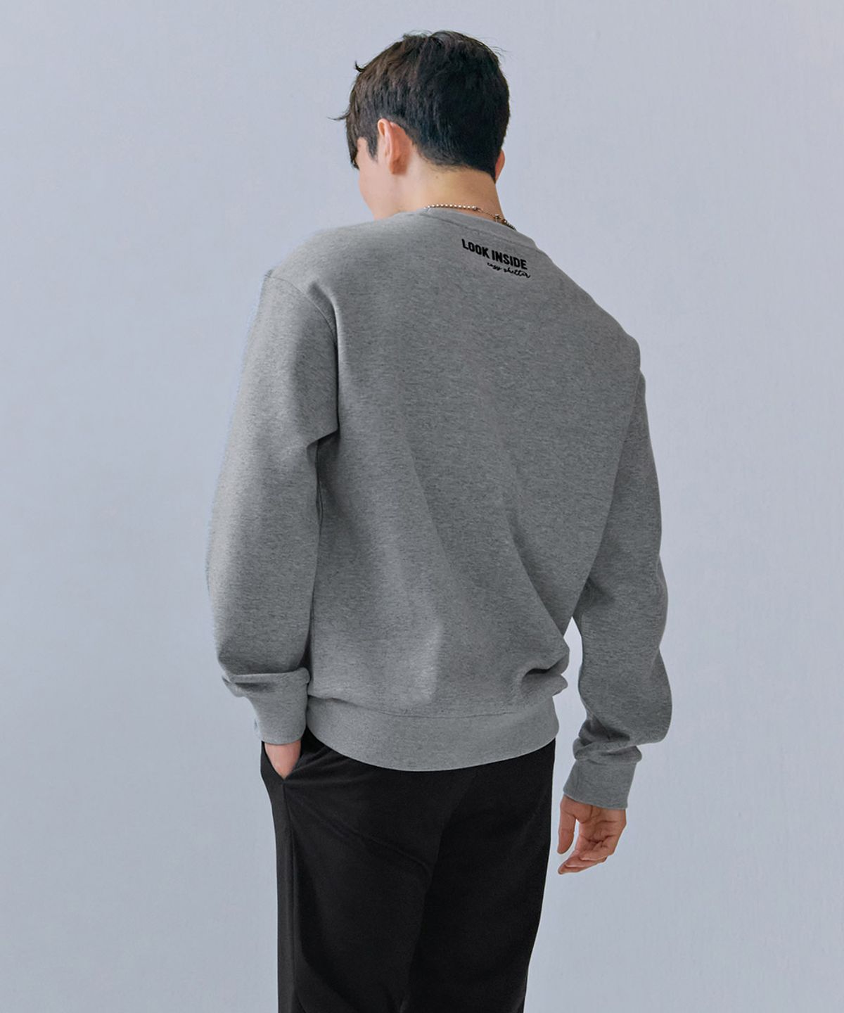 체이스컬트(CHASECULT) 남성 레터링 맨투맨 티셔츠-CERK5116B0B