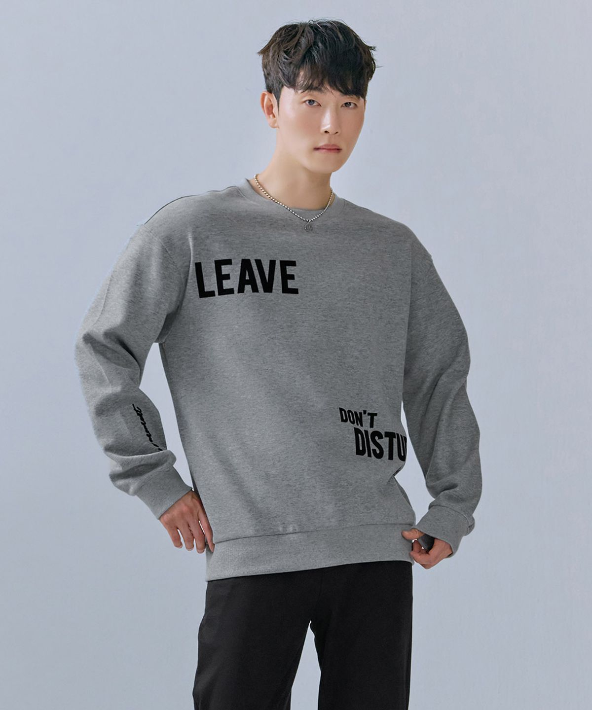 체이스컬트(CHASECULT) 남성 레터링 맨투맨 티셔츠-CERK5116B0B