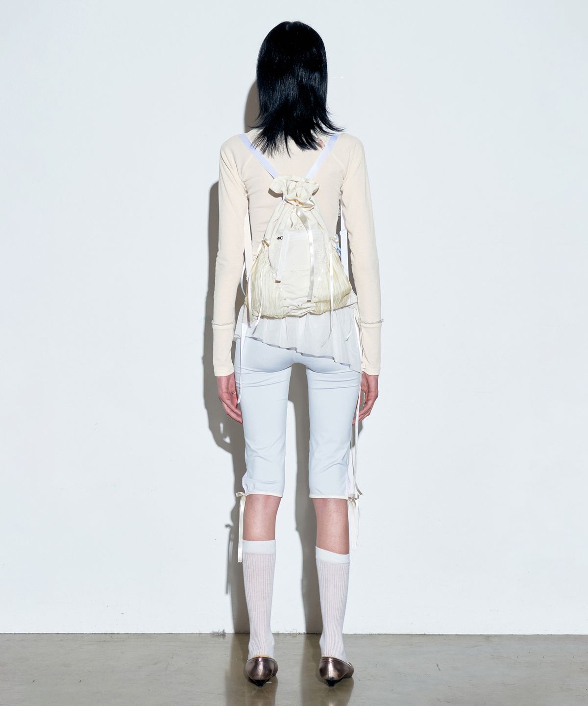 스컬프터(SCULPTOR) Tutu Layered Leggings Baby Blue