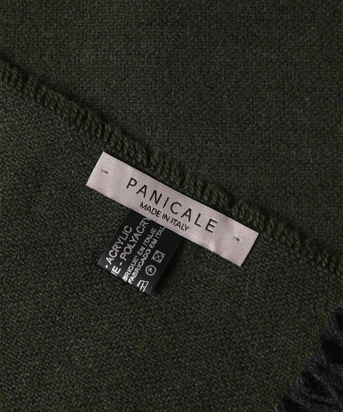 빠니깔레(PANICALE) 카키 소프트 베이직 머플러