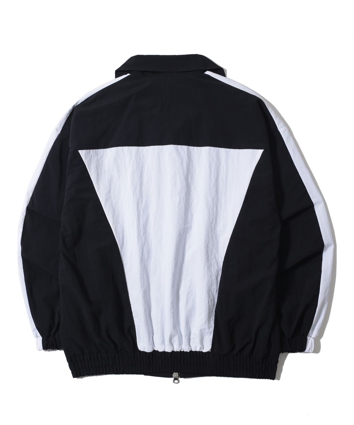써치410(SEARCH410) 쉐이프 콤비 윈드브레이커 블랙
