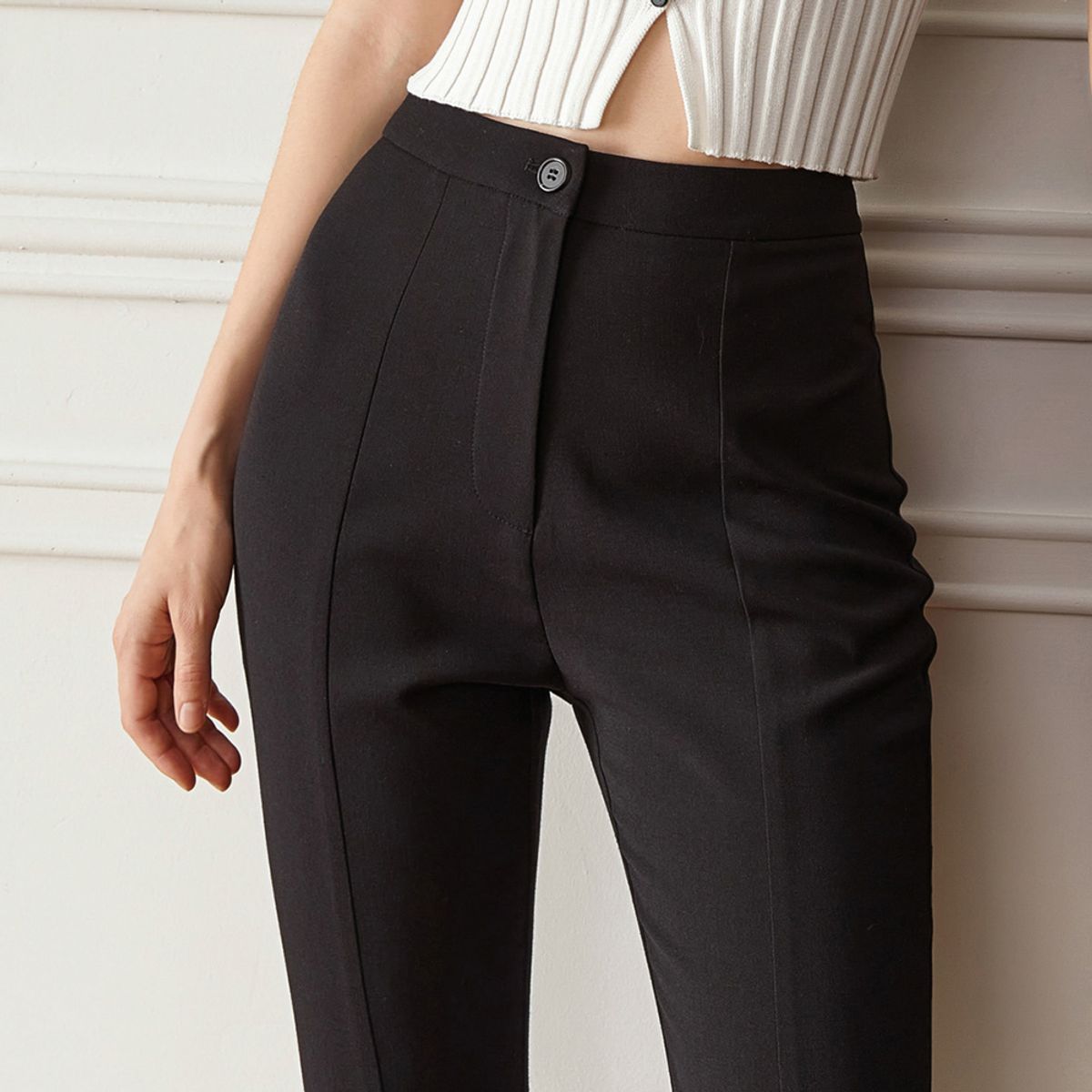 와이와이아이엠(YYIAM) YY_Original classy slit slim pants