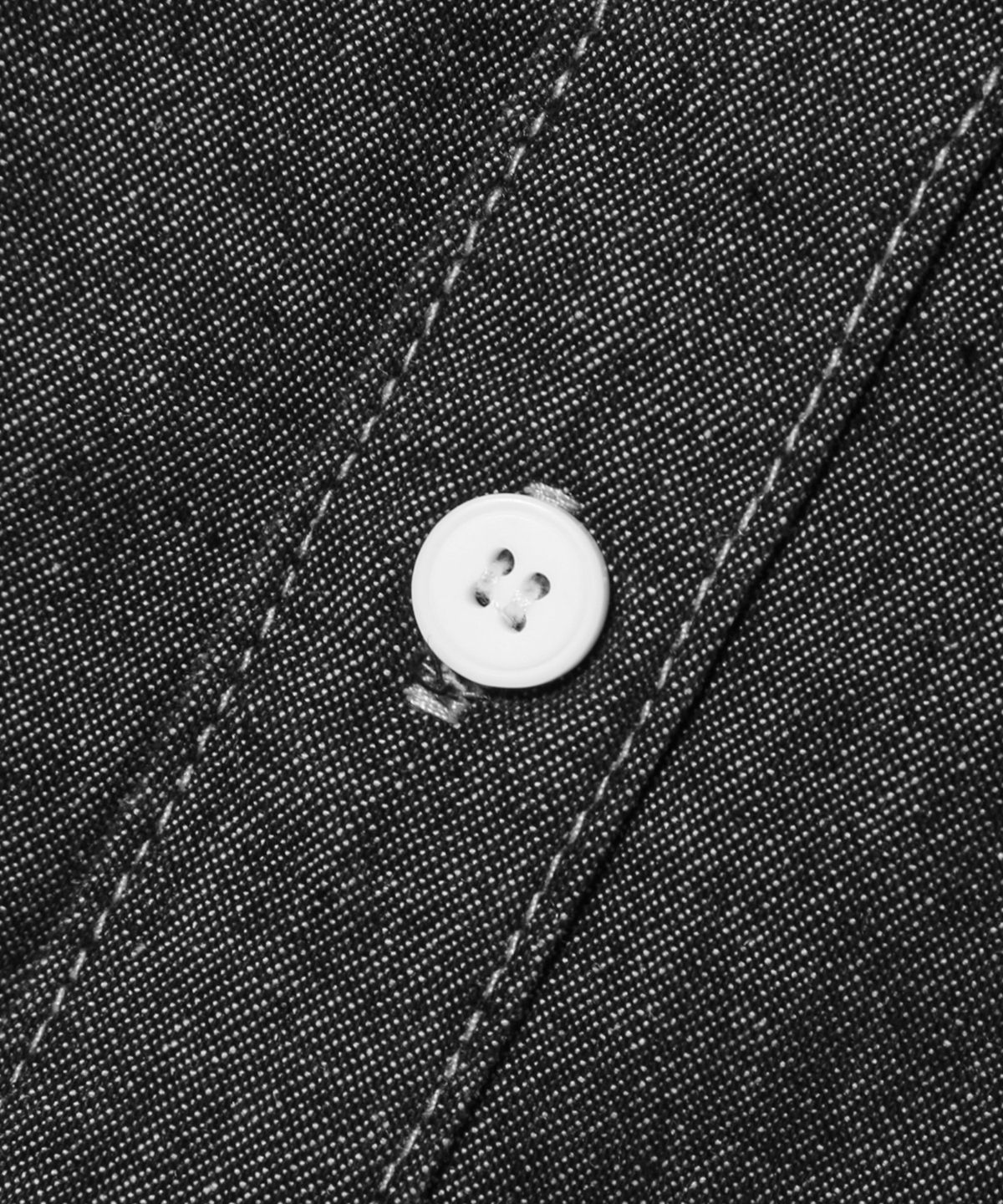 트릴리온(TRILLION) 스톤 워싱 오버핏 데님 긴팔 셔츠 (DEEP GRAY)