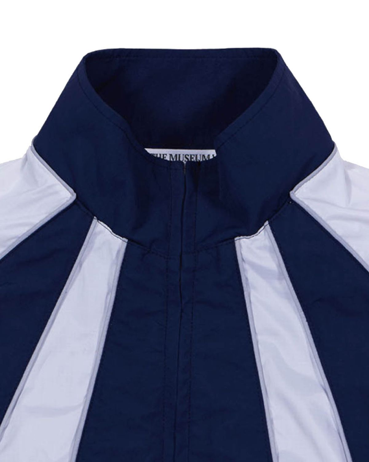 더뮤지엄비지터(THEMUSEUMVISITOR) REFLECTIVE LINE RAGLAN WINDBREAKER (NAVY)