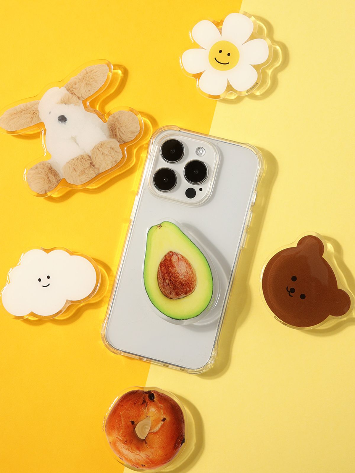 디자인스킨(DESIGNSKIN) 탈부착형 에폭시 톡-아보카도