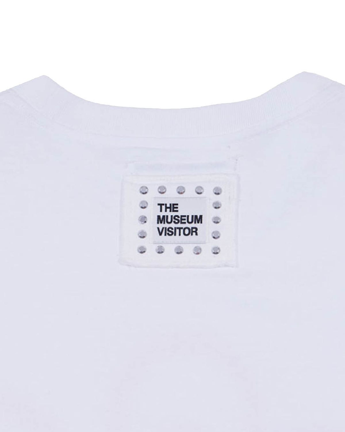 더뮤지엄비지터(THEMUSEUMVISITOR) BLURRED HEART PRINTED LONG SLEEVE (WHITE)