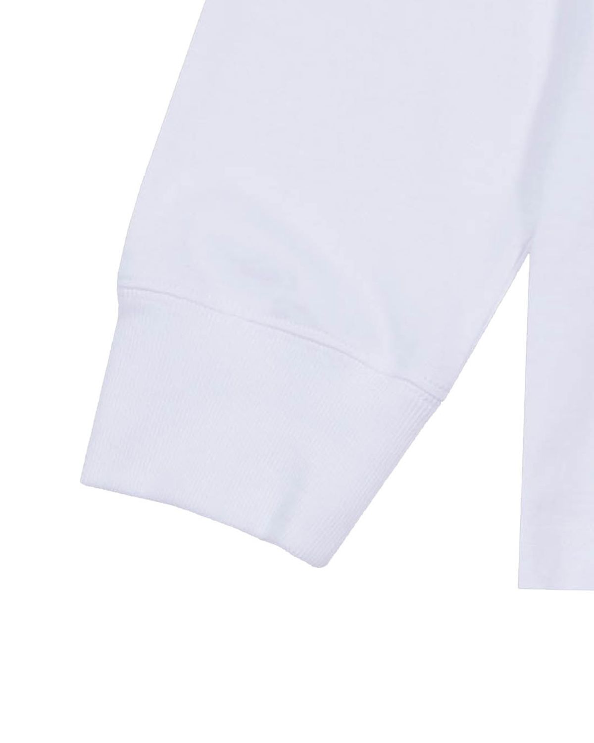 더뮤지엄비지터(THEMUSEUMVISITOR) BLURRED HEART PRINTED LONG SLEEVE (WHITE)