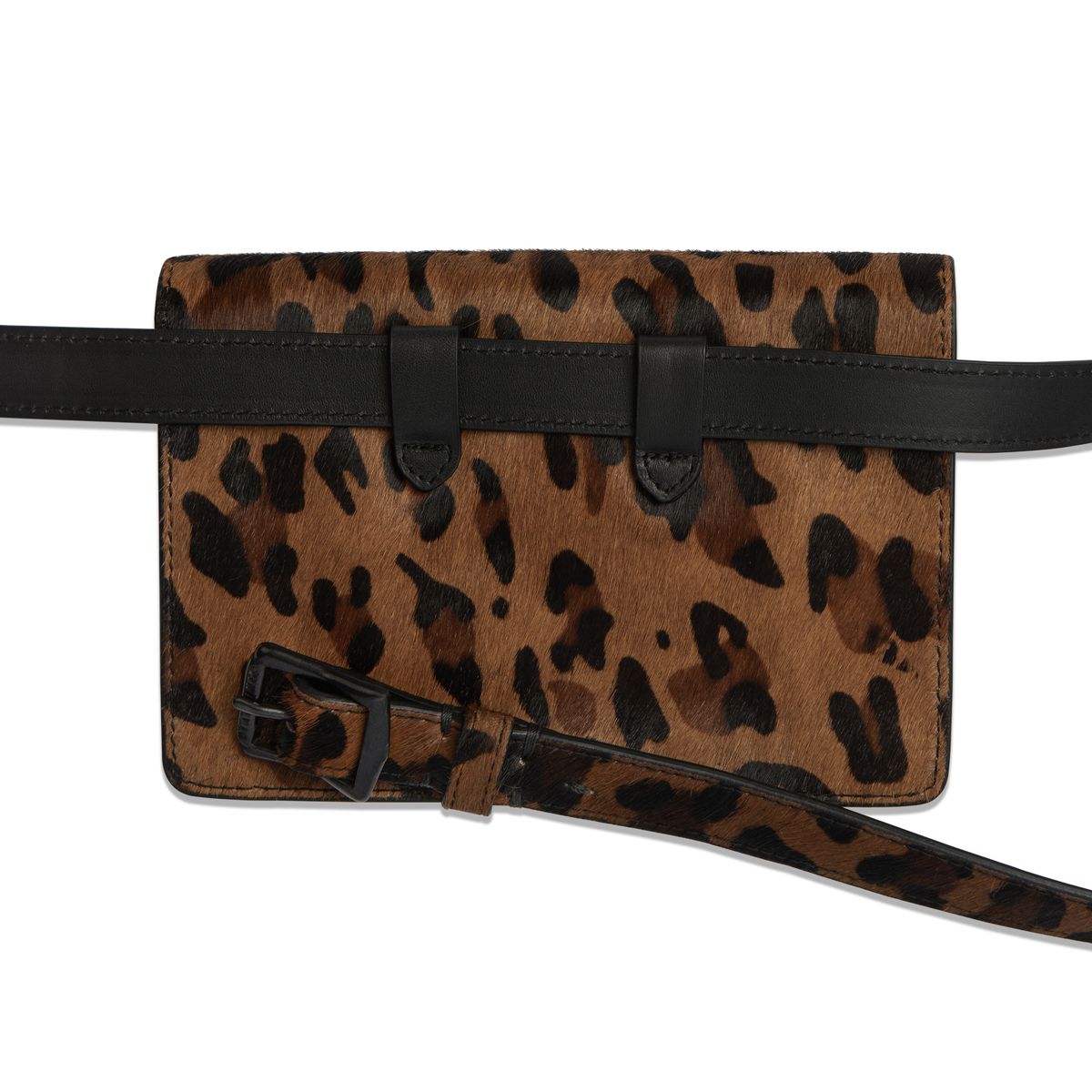 디아프바인(DIAFVINE) DV.LOT 686 Belt pouch / Leopard Hair on hide