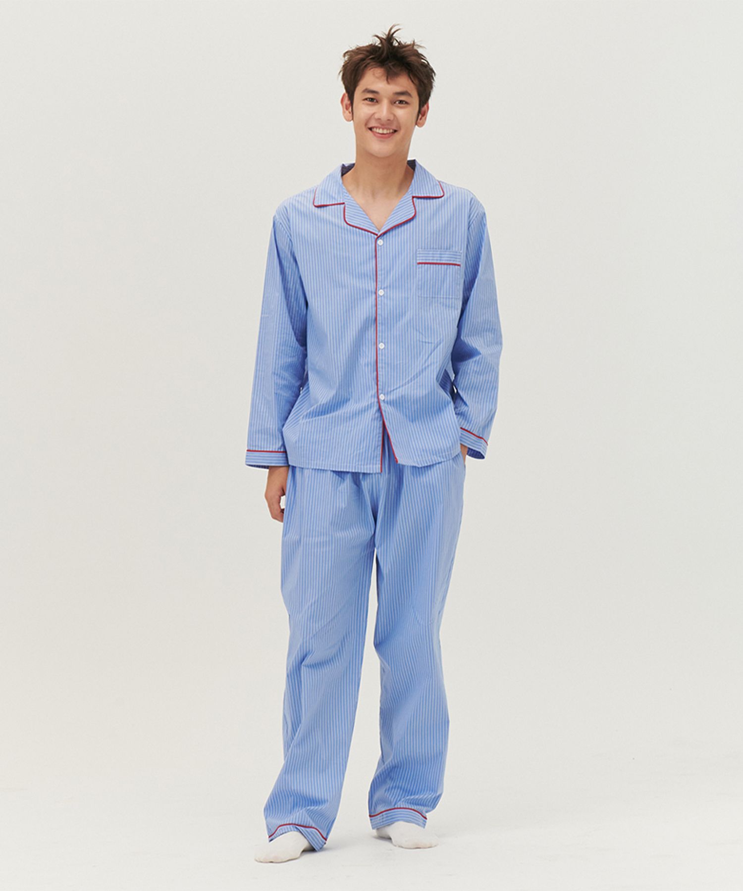 G-Dragon 水色パジャマ 未使用 スパンデックス ポリエステル 水色