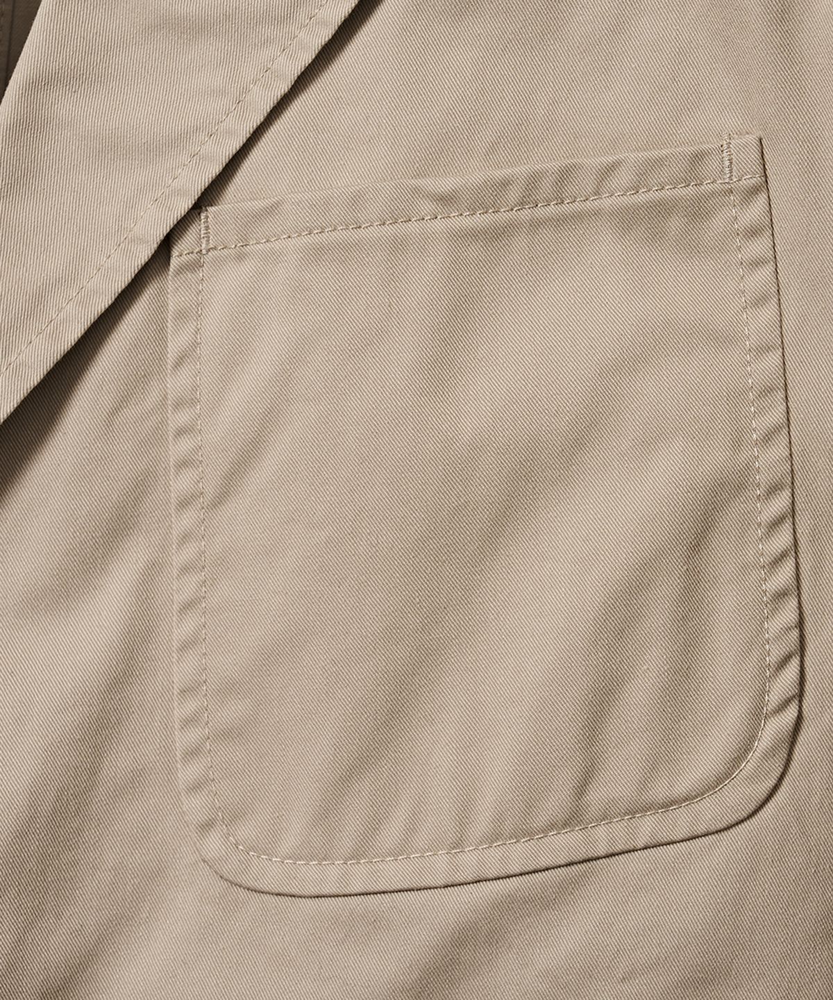 포터리(POTTERY) Washed Sports Jacket  KAYANU Cotton Vintage Chino Cloth Resilient Finish (Grege)