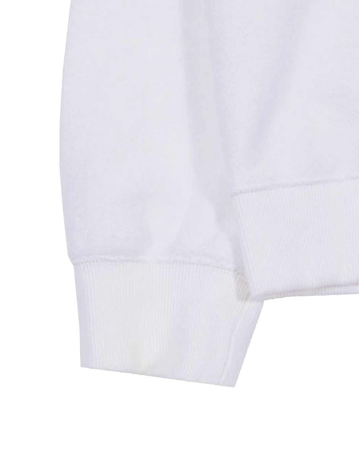더뮤지엄비지터(THEMUSEUMVISITOR) HEART PRINTED INSIDE-OUT SWEATSHIRTS (WHITE)