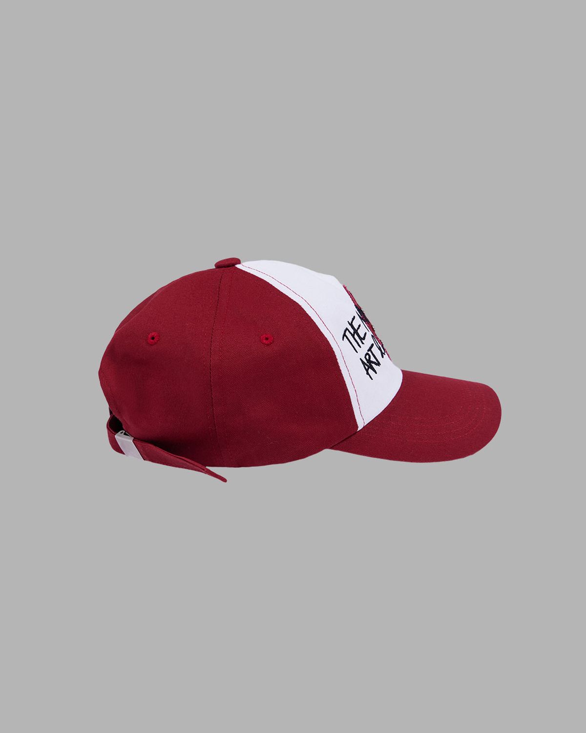 더뮤지엄비지터(THEMUSEUMVISITOR) HEART PATCH STUD BALLCAP (RED)
