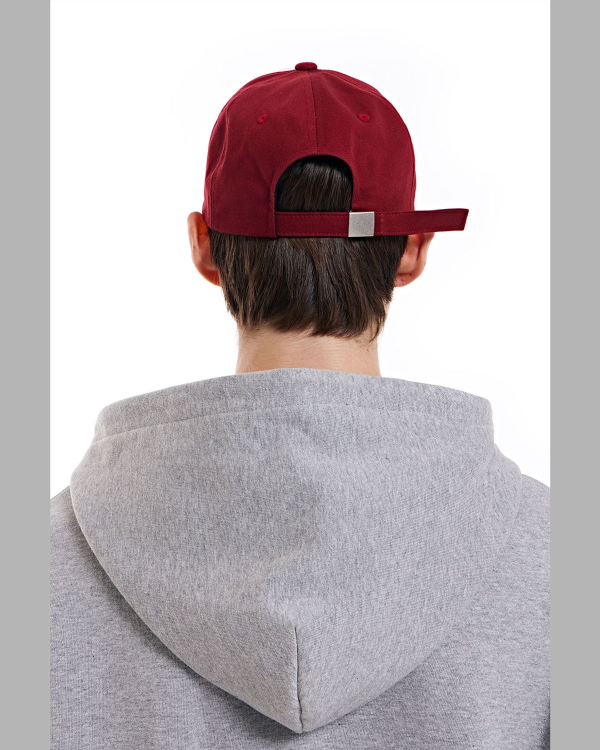 더뮤지엄비지터(THEMUSEUMVISITOR) HEART PATCH STUD BALLCAP (RED)