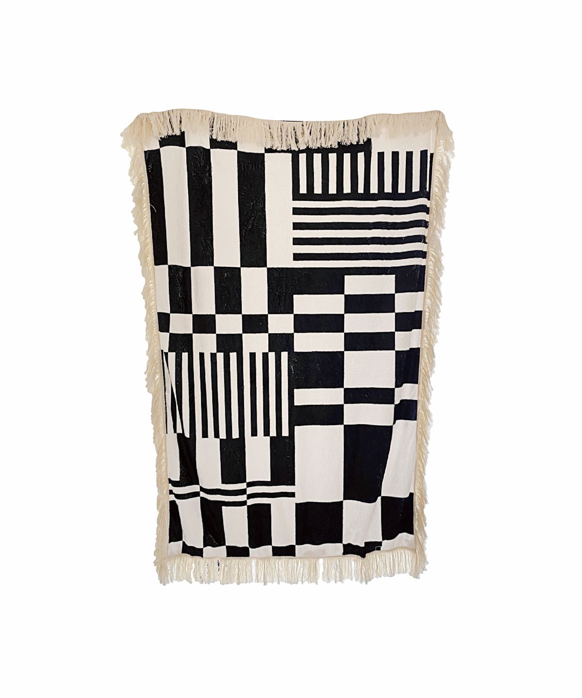 유라이크왓(YOULIKEWHAT) 체커라이프 블랭킷 (블랙&화이트)