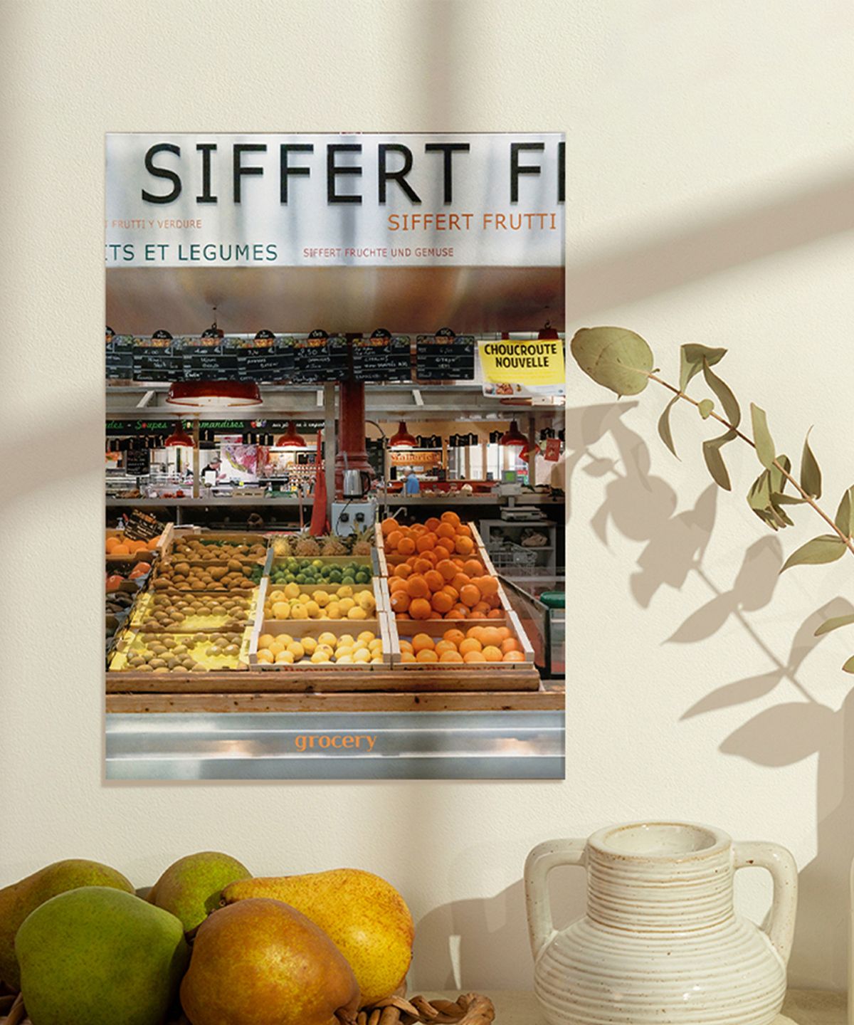 사바이사바이(SABAISABA) 유럽시리즈 아트 포스터 [A4/마켓] SIFFERT