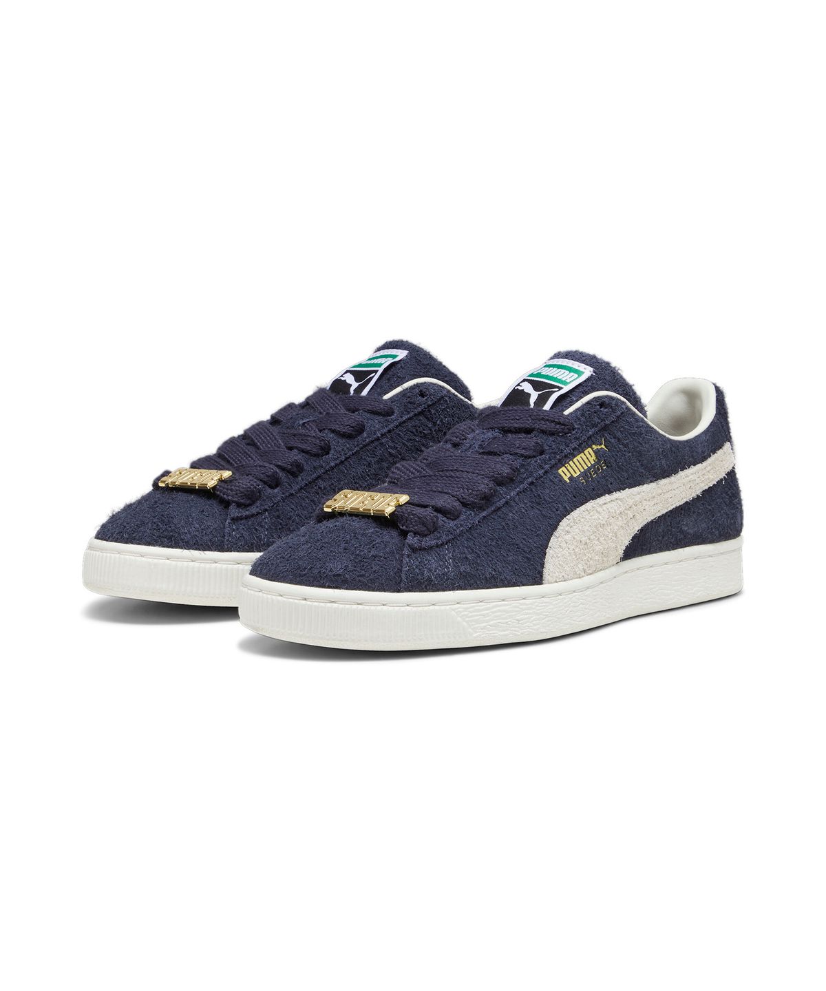 푸마(PUMA) 스웨이드 펫 레이스 - 네이비:아이보리 / 393167-01