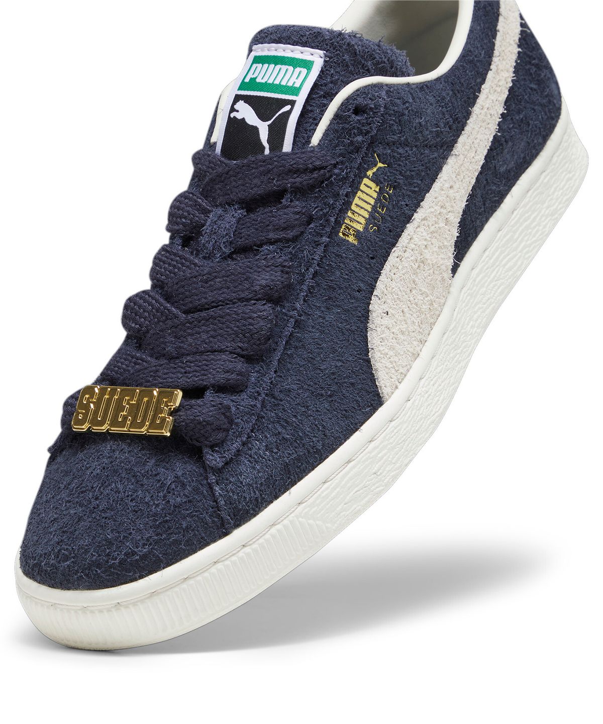 푸마(PUMA) 스웨이드 펫 레이스 - 네이비:아이보리 / 393167-01