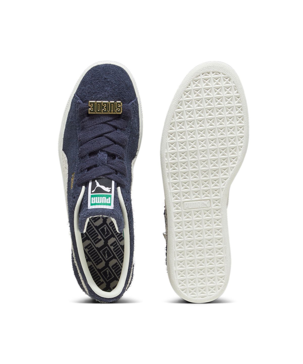 푸마(PUMA) 스웨이드 펫 레이스 - 네이비:아이보리 / 393167-01