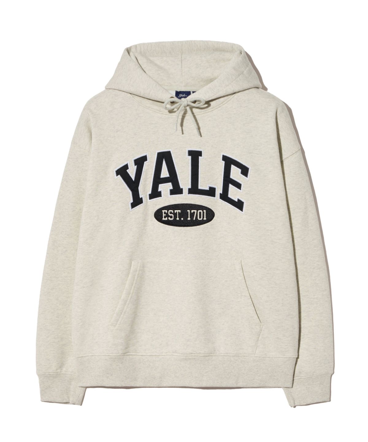 예일(YALE) 투톤아치 후드_오트밀