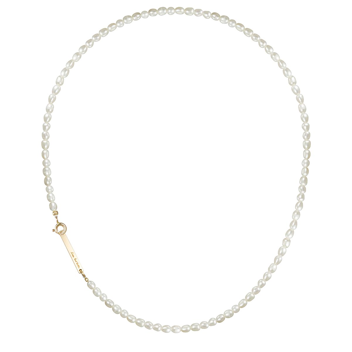 룬느(LUNNE) 14k 러프 담수진주 목걸이 (14k골드) #LFN09