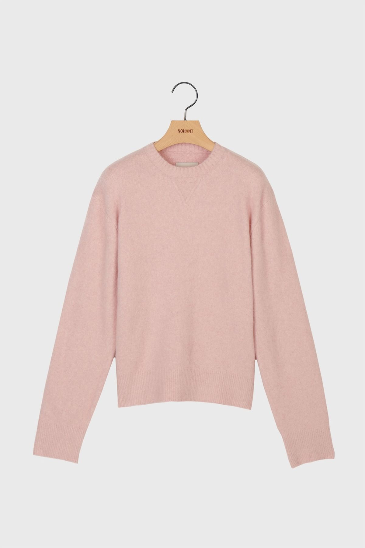 노앙(NOHANT) ELBOW PATCH SOFT KNIT AURORA PINK