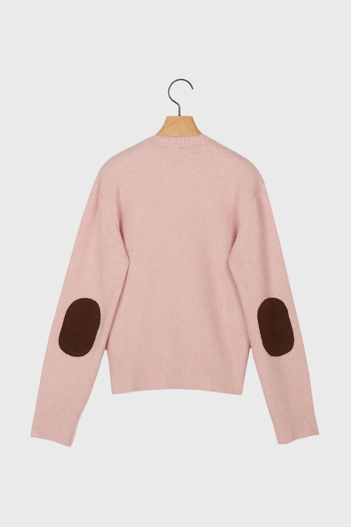 노앙(NOHANT) ELBOW PATCH SOFT KNIT AURORA PINK