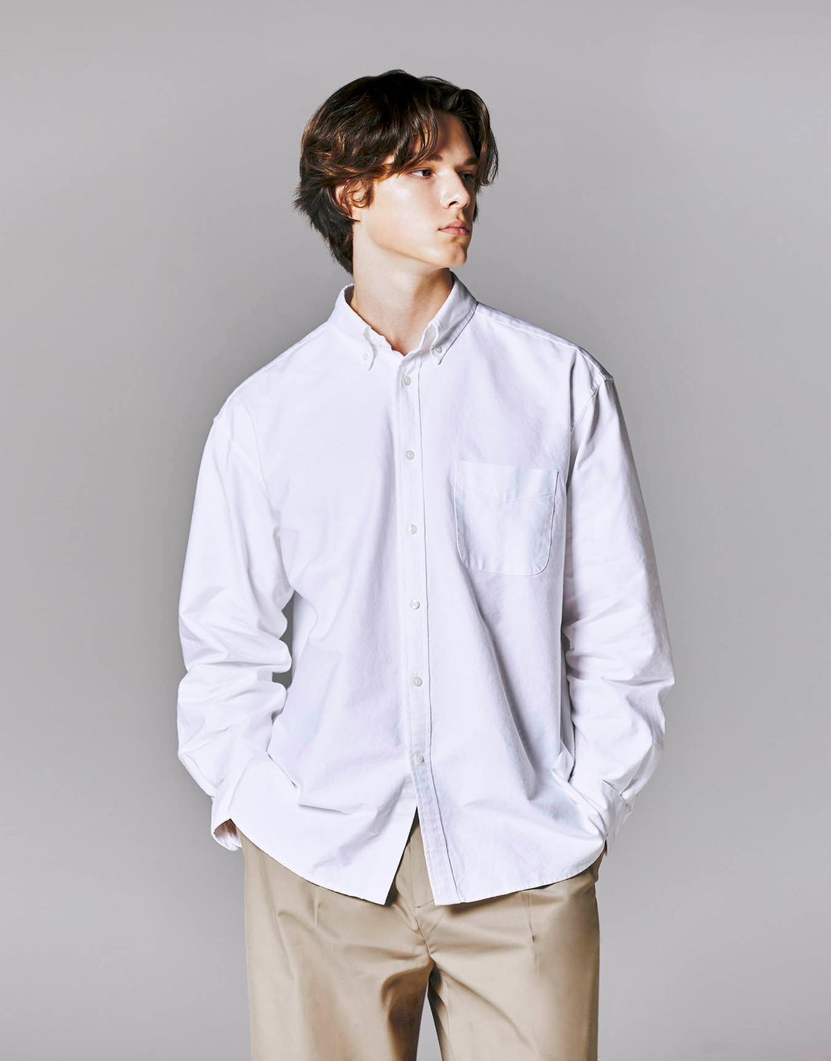 지오다노(GIORDANO) 릴렉스핏 옥스포드 셔츠 043902 [5color]