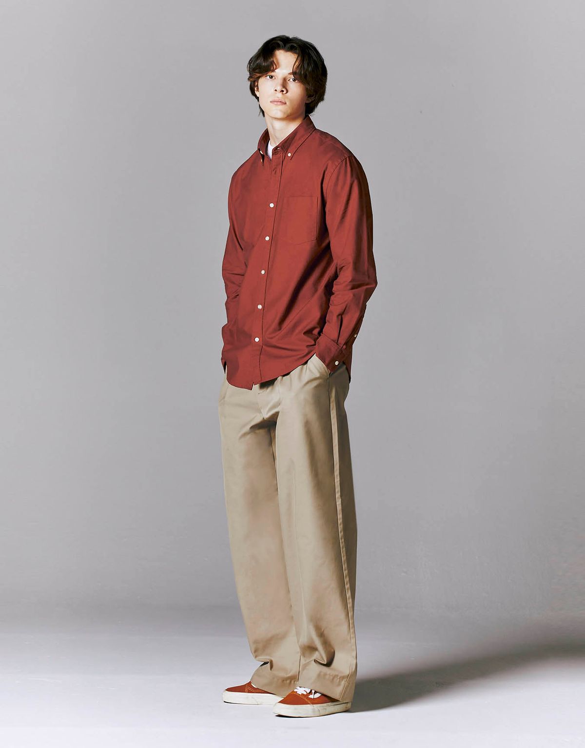 지오다노(GIORDANO) 레귤러핏 옥스포드 셔츠 043903 [15color]