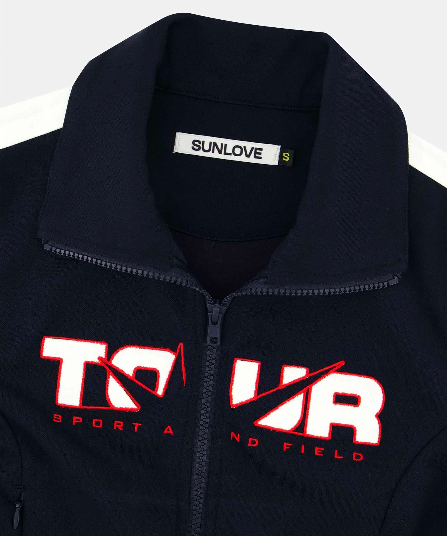 MUSINSA公式 | SUNLOVE W Tour Track Jacket Navy