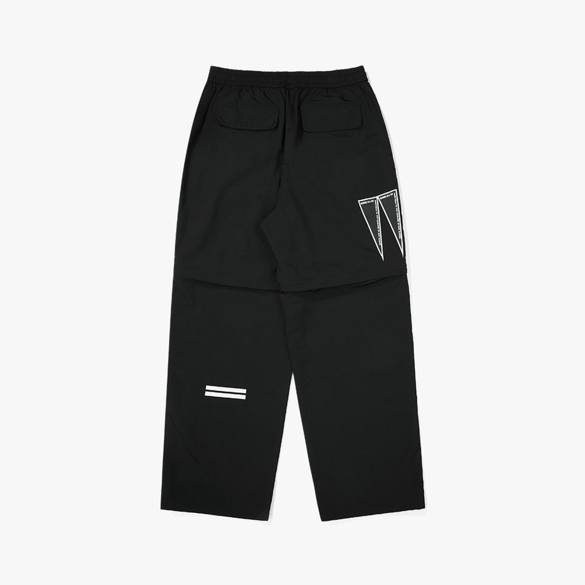 디아도라(diadora) 락앤런 디테쳐블 카고 팬츠 BLACK
