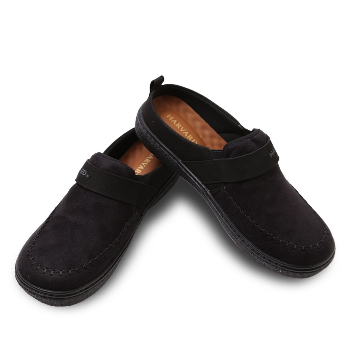 하버드 슈즈(HARVARD SHOES) 리거 성인 블로퍼 슬리퍼 블랙