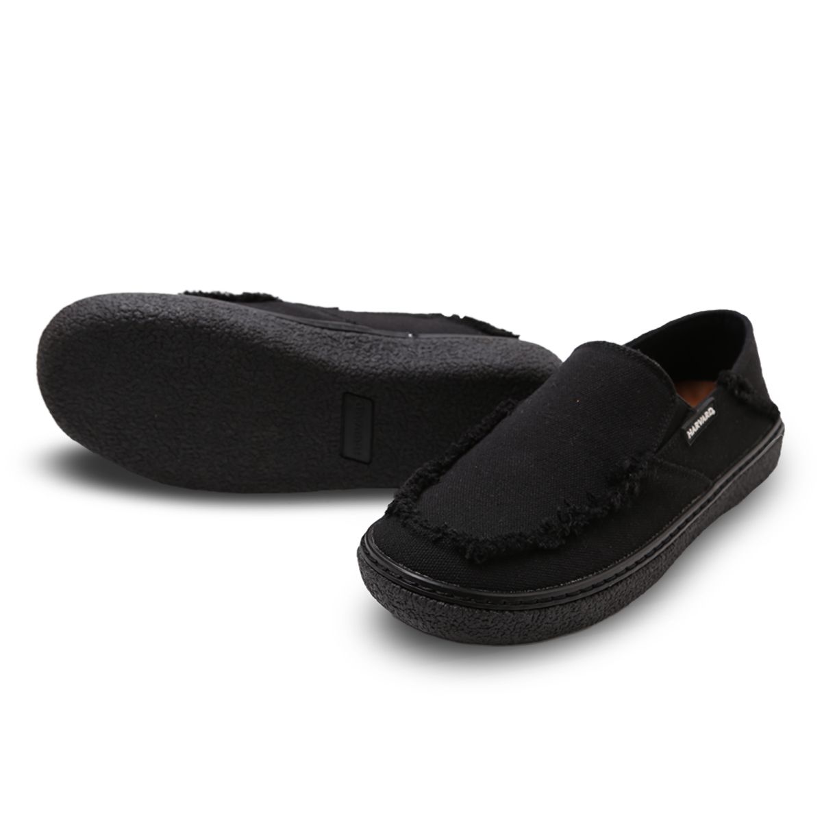 하버드 슈즈(HARVARD SHOES) 래플스 성인 로퍼 스니커즈 블랙