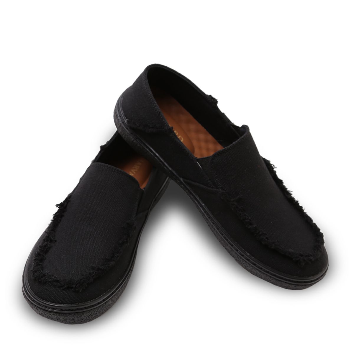 하버드 슈즈(HARVARD SHOES) 래플스 성인 로퍼 스니커즈 블랙