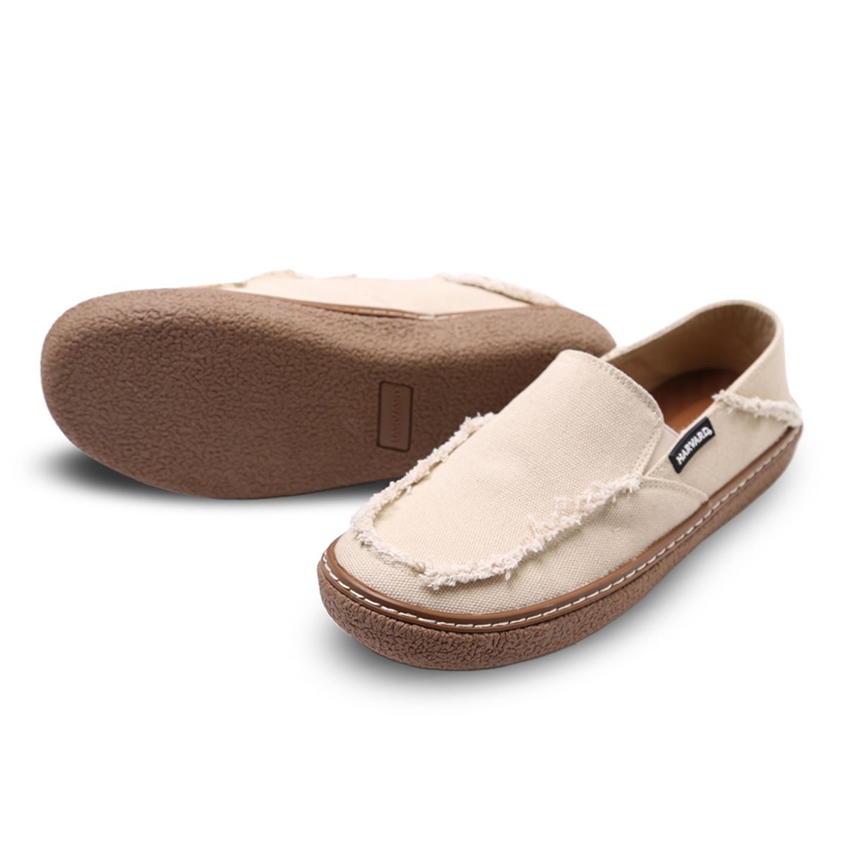 하버드 슈즈(HARVARD SHOES) 래플스 성인 로퍼 스니커즈 베이지